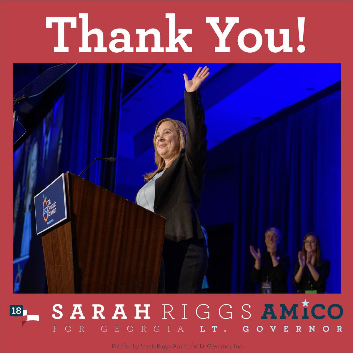 SarahRiggsAmico's tweet photo. Thank you, Georgia, and to all of our extraordinary supporters! I am truly grateful for the opportunity, kindness and inspiration you’ve given Andrea, the girls and me, over the last year. #ThankYou #SarahforGeorgia #gapol
Full statement here:
https://t.co/BV8LLSOelg https://t.co/cw2uiX4ZuG