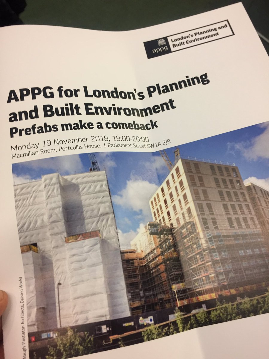 Cascade_Comms's tweet photo. Cascade’s @FWPalmer is at the APPG for London’s Planning and Built Environment which this evening is discussing off-site construction. @nlalondon @londonsoc #ConstructionRevolution #PreFabulous https://t.co/9CPLOtZSTI
