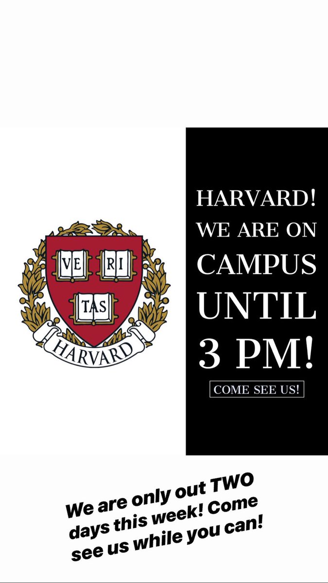 We are only out two days this week! Come see us!