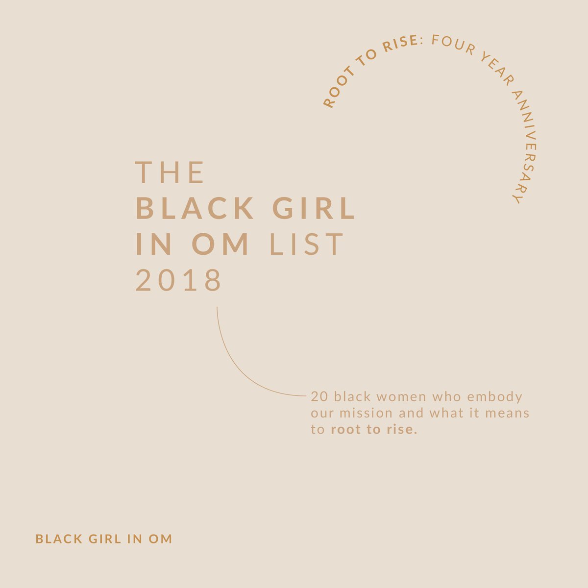 blackgirlinom's tweet photo. Our inaugural Black Girl In Om List is honoring 20 women creating spaces that help us breathe easy ✨ 

We hope reading their words, their stories, the things that keep them rooted, and more serves as an invitation for you to do the same: 
https://t.co/gfsRtqmDGx

#BGIORootToRise https://t.co/qkIW5xlTrV