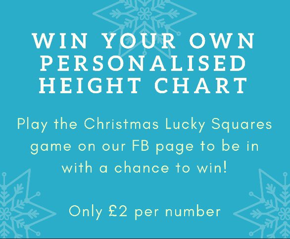 Go to our Facebook page @messymerlinuk to find out more about how you could win one of our personalised height charts!
See the pinned post on facebook.com/messymerlinuk/ and good luck! 🍀