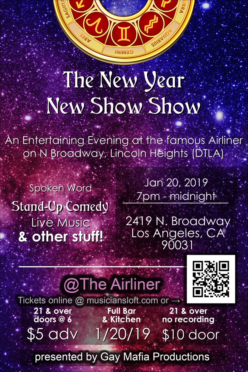 musiciansloft's tweet photo. Starting to get our shit together for our next show! Please join us on 1/20/2019 when Gay Mafia Productions presents The New Year New Show Show @ The Airliner!

Preshow Tix, $5: https://t.co/jgq2yJY5wZ https://t.co/IyfAHFInHX