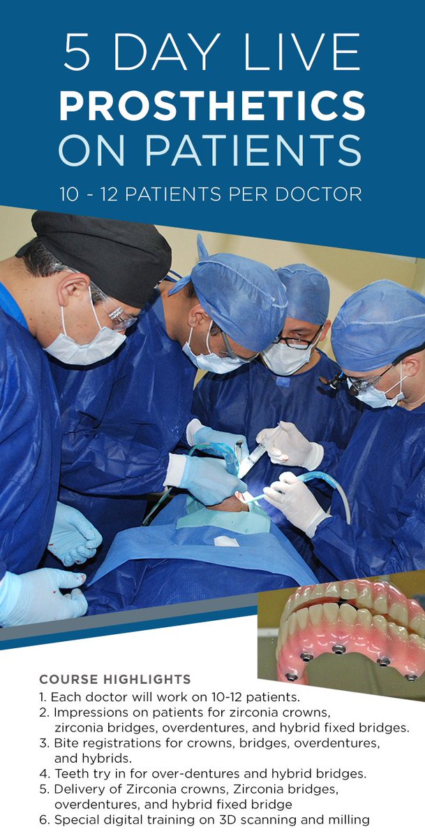 LiveImplants's tweet photo. 5 day prosthetic on patients course 😀
Each doctor will work on 10-12 patients
Impressions on patients for zirconia crowns, zirconia bridges, overdentures, and hybrid fixed bridges, for more info: https://t.co/CJIEgYA0J1
#5dayprosthetic #LiveImplants #Dentistry #DentistEducation https://t.co/j9s1D85vCP