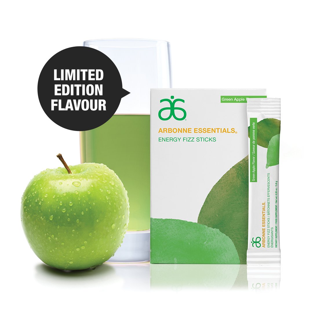 UK_Arbonne's tweet photo. NEW FIZZ FLAVOUR ALERT! A little tart and a little sweet, the NEW Green Apple Energy Fizz Sticks will help you power through all your festivities. But hurry - this offer is only available while supplies last! #BlackFriday #GreenAppleFizz #LimitedEdition
https://t.co/lTYDrWFSNg https://t.co/KuujsiDHqO
