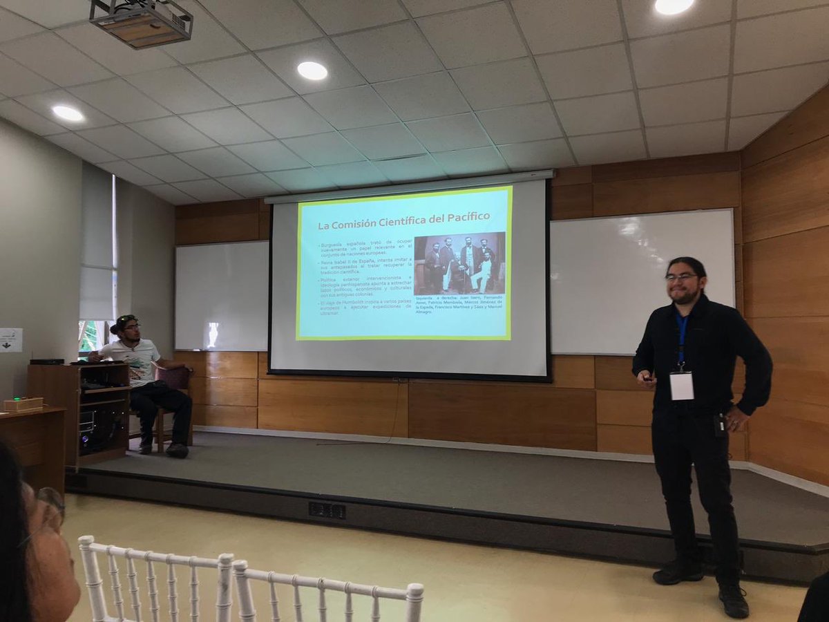 AtacamaCuat's tweet photo. Nuestro colega @MakeStanne ha abierto esta mañana el @XVCGCh con su charla sobre el naturalista Fernando de Amor y Mayor y su paso por Copiapó en el siglo XIX #XVCGCh #ConGeoConce https://t.co/KOSjGFb96B