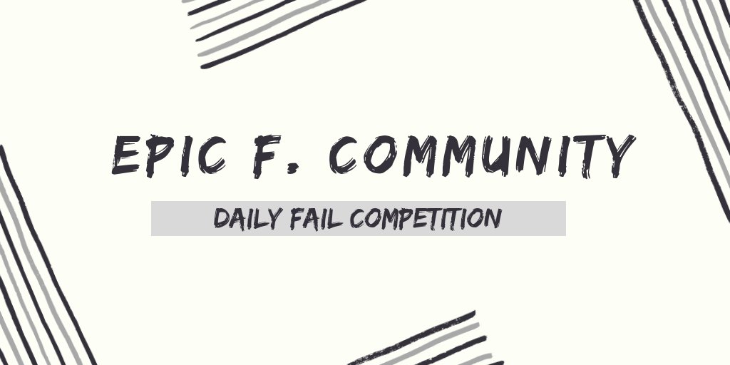 epicfcommunity's tweet photo. EPIC-F DAILY FAIL COMPETITION

Whats your favourite #fail today? Comment your hilarious #fail gifs, memes or videos &amp; your wallet address. The best posts get rewarded with 250 FREE #EPIC tokens.

#epicfail #epicfcommunity #airdrop #airdrops #ethereum #bitcoin #eth #btc #xrp #bch https://t.co/MHpI4cNNF5
