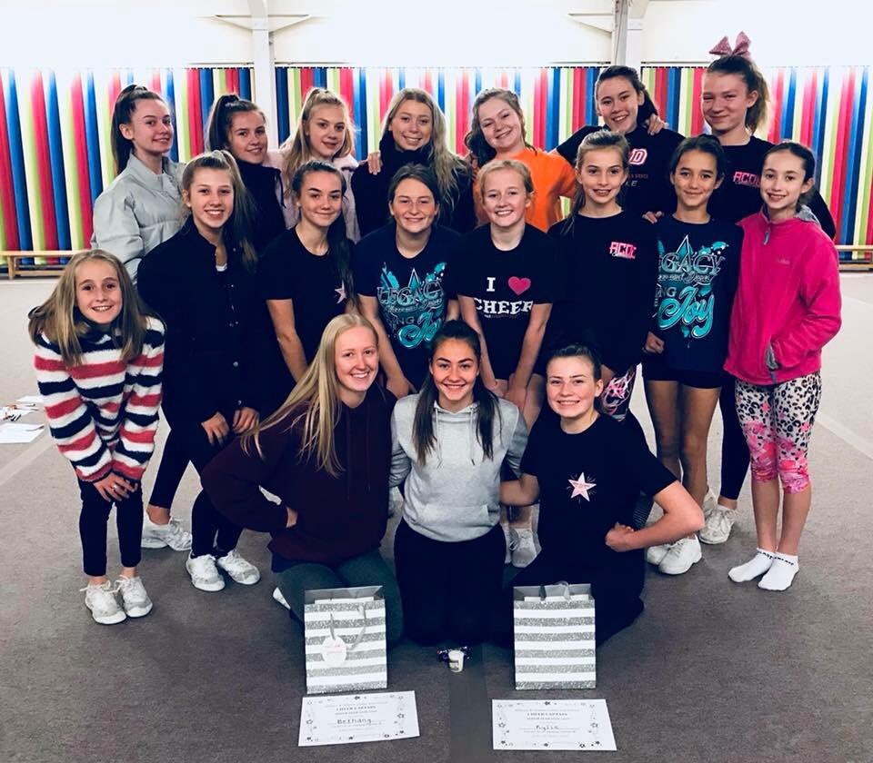 ASCDElgin's tweet photo. 🌟🌟It’s #meetthecaptains week at #ASCDElgin🌟🌟
Our Senior Cheer team captains are the fabulous girls Bethany Brown & Kylie Tatters 💖💖
We know you will both be amazing leaders for a strong team #SL2 #seniorlevel2 https://t.co/mJ5q6QqtNt