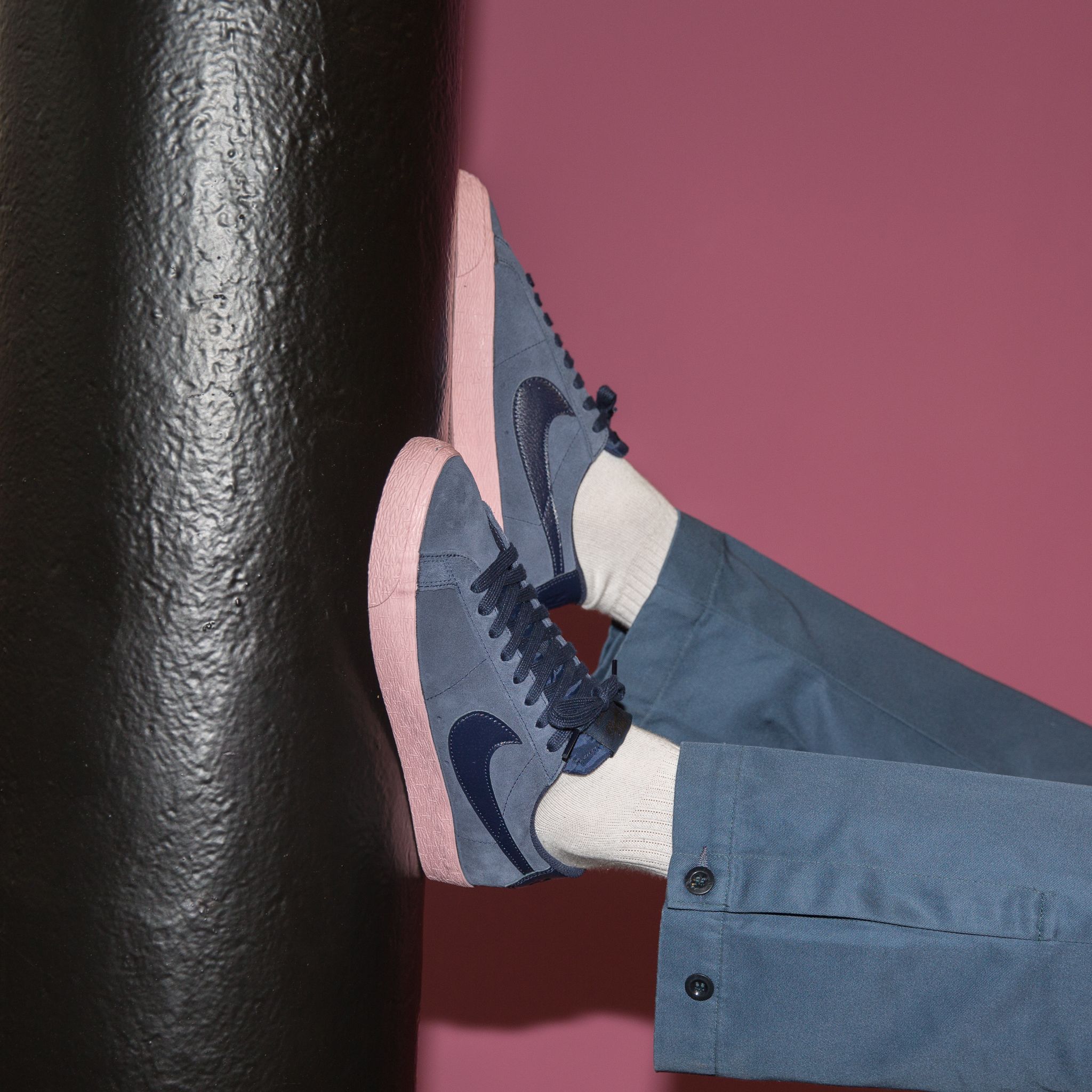 nike sb zoom blazer low white obsidian