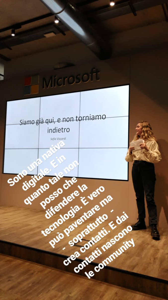 .@sofia_viscardi per #DonnediFuturo