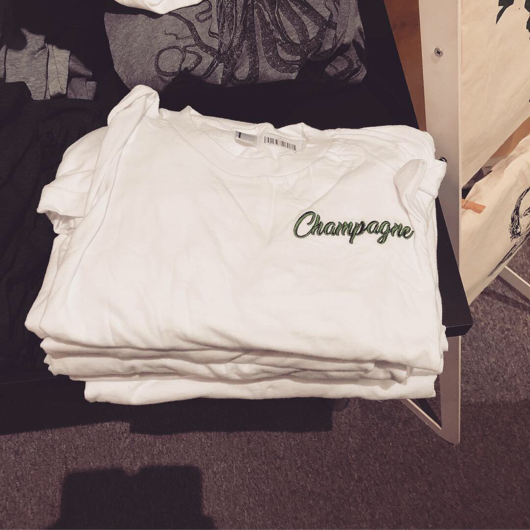 Champagne_Cloud's tweet photo. We are now in stores! Visit Urban Handmade in Yellow Springs, Ohio and pick up your favorite Volume 3 apparel! #ChamapagneClouds #YellowSprings #Follow https://t.co/ePOtZhb41M