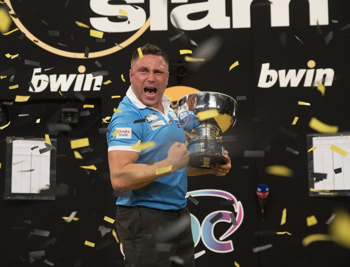 bwin's tweet photo. 24 hours on from the bwin Grand Slam Final - are you happy Gerwyn Price won the title?
โค๏ธ - Yes
๐ - No
#bwindarts #bwinGrandSlam https://t.co/v5xnHQzKW9
