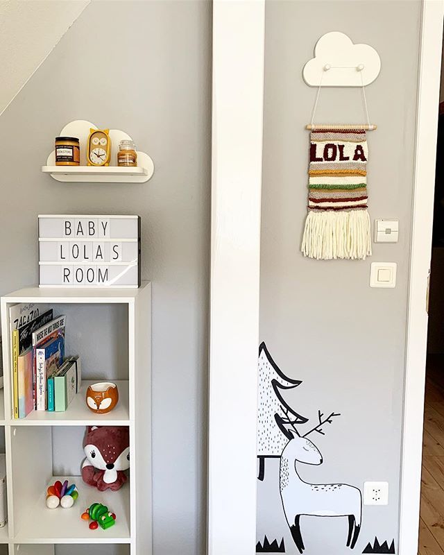 Love this little corner of her room, especially the cute weave handmade by the talented sis-in-law @ellie_fox__ 💓 ift.tt/2DwE0YW
