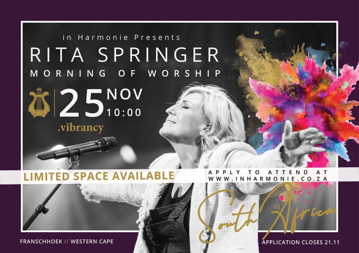 beukes's tweet photo. #inharmonie #ritaspringer #placeofchange #vibrancy https://t.co/8azIneBrWr