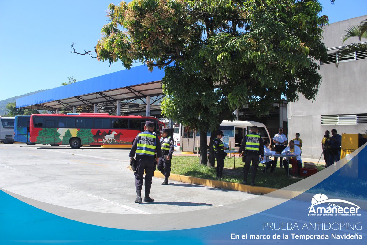 AmanecerPlaza's tweet photo. En el marco de la temporada navideña el #ViceministerioDeTransporte en coordinación con la #DivisiónDeTrancitoDeLaPNC de la zona, realizan un #ControlAntidoping en #TerminalPlazaAmanecer https://t.co/GMGlj8zVp2