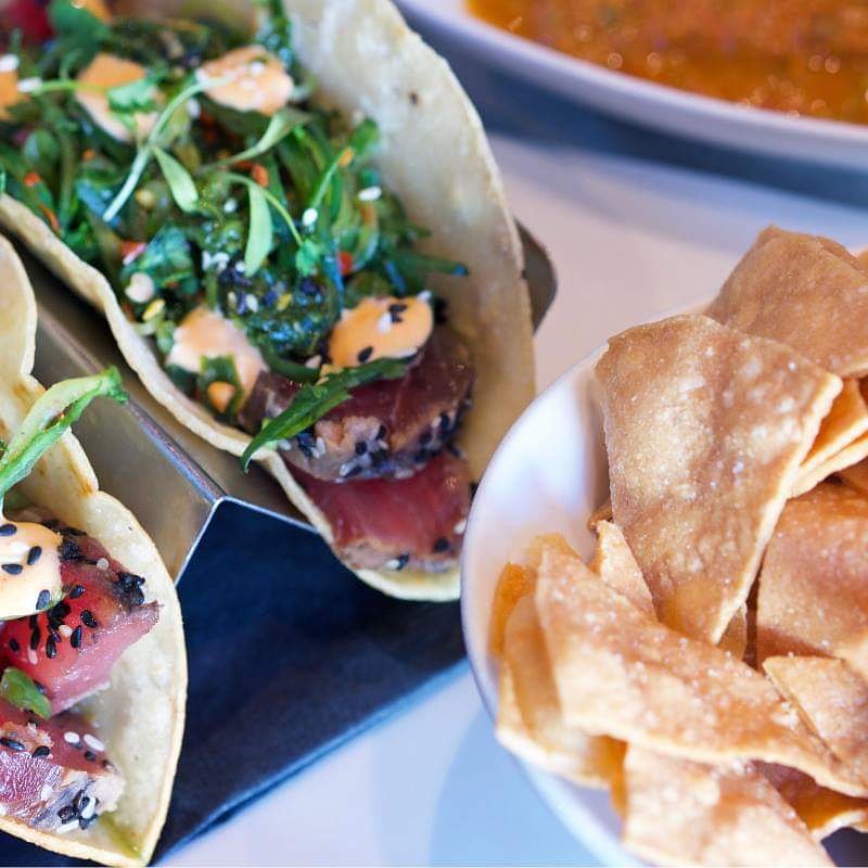 ¡fiesta como si fuera martes!
(Party like it's Tuesday!)
½ priced gourmet tacos weekdays from 11-4!
#utah #utahdrinks #utahbar #slcbar  #lakeeffect #lakeeffectslc #lakeeffectbar #drinks #wine #beer #whisky #lunch #tacotuesday #taco