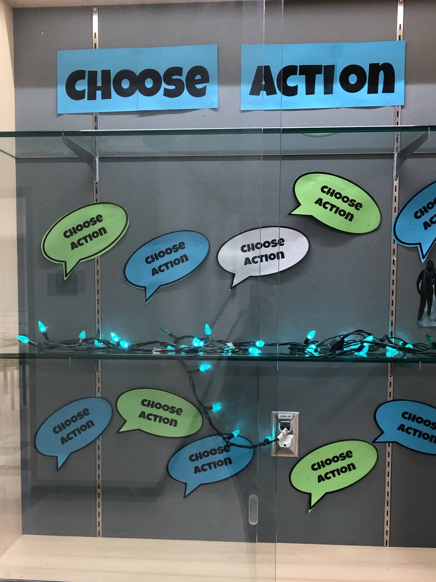 These aren’t just words in speech bubbles. At Hillside we #chooseACTION and are learning to be better allies. Thanks <a href="/ms_rumble/">Ms. Rumble</a> ‘s class for volunteering to be first in our display 🙏 #hillsideinspires