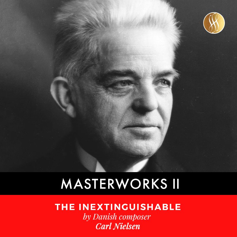 #CarlNielsen's symphony #TheInextinguishable is among the most intense pieces the Danish composer wrote. Inspired by the #FirstWorldWar, the symphony features a "battle" between two sets of timpani. Experience this symphony on Feb. 20, 21 &amp; 22: southfloridasymphony.org/master-work-se…
