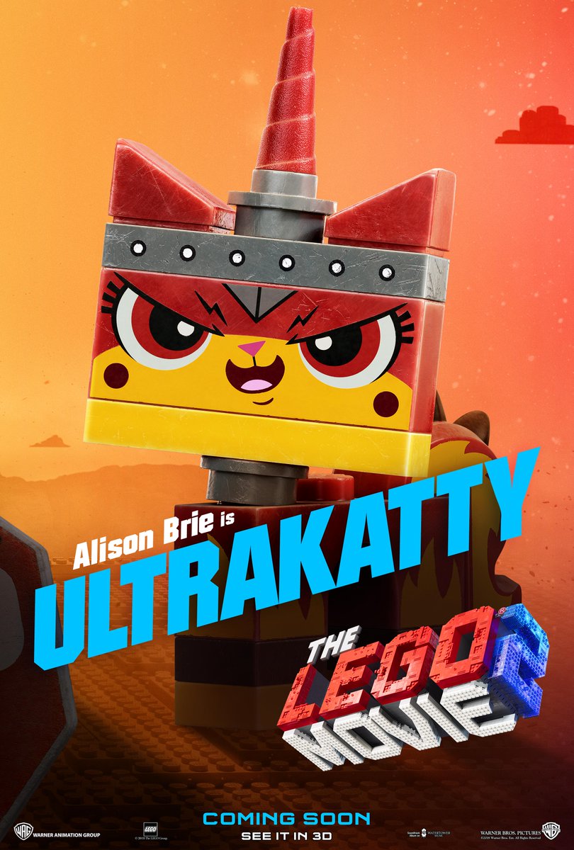 THE LEGO MOVIE 2 THE SECOND PART Character Posters 
