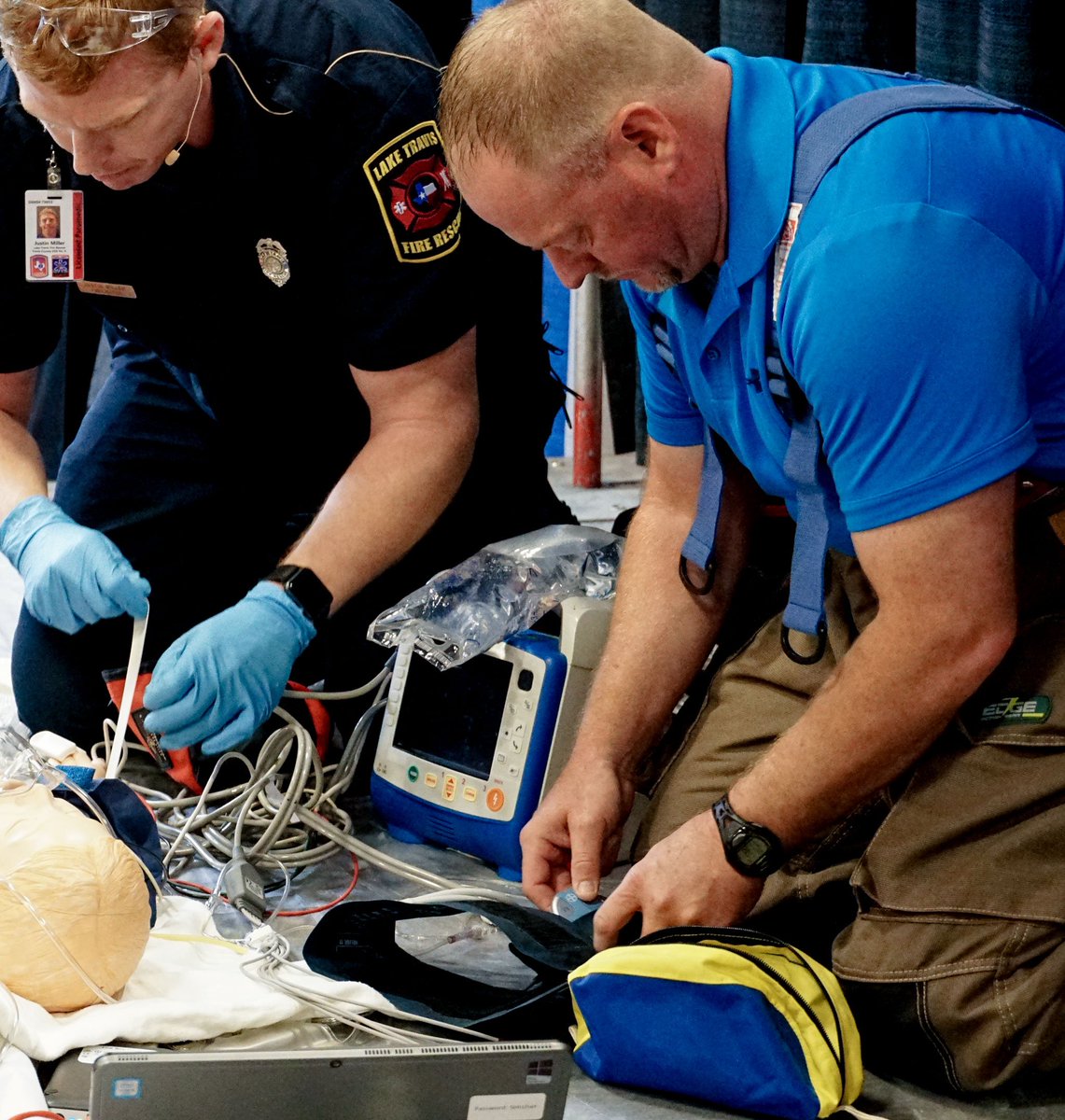 MedTransCorp's tweet photo. "Pediatric Scenarios" for Round 2 of the TX EMS SIM GAMES! Thank you to Delta Industrial Service and Supply for providing us with gear to look the part!
#FireFighter #EmergentResponse #FireSafety #GearThatTakesCareOfYou https://t.co/h1KnA01aeA