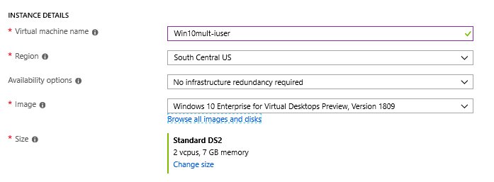 Time to start kicking the tires on Windows 10 Multi-User on <a href="/Azure/">Microsoft Azure</a>.  There is now a preview build in the image gallery! #WVD