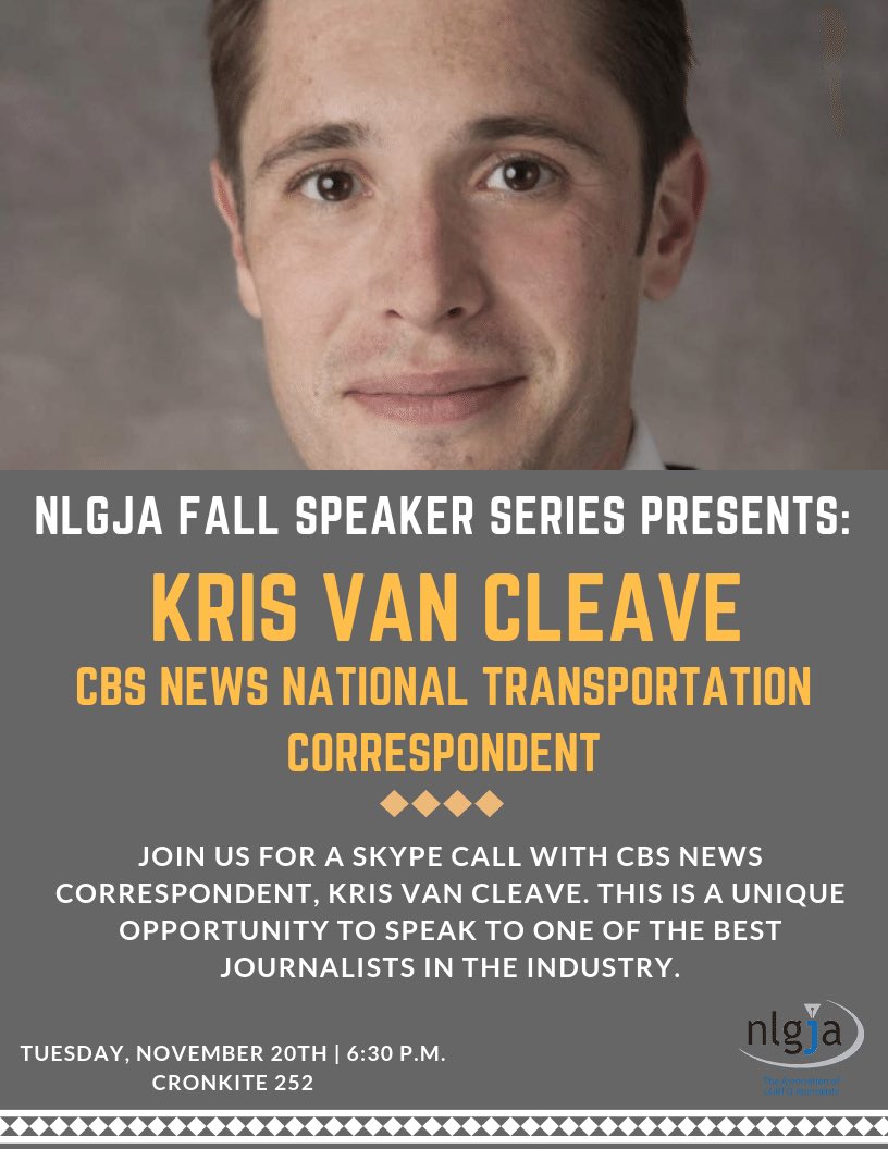 Join us tomorrow at 6:30 pm for a Skype call with Correspondent <a href="/krisvancleave/">Kris Van Cleave</a> from <a href="/CBSNews/">CBS News</a>! We’ll have some Friendsgiving treats to thank those who attend, so please bring your friends and questions.