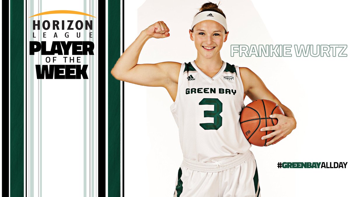 gbphoenixwbb's tweet photo. A great weekend for the squad is capped off by a @Frankie_Wurtz #HLWBB Player of the Week honor!
Very well-deserved!
#GreenBayAllDay https://t.co/z2H1BWdI3H