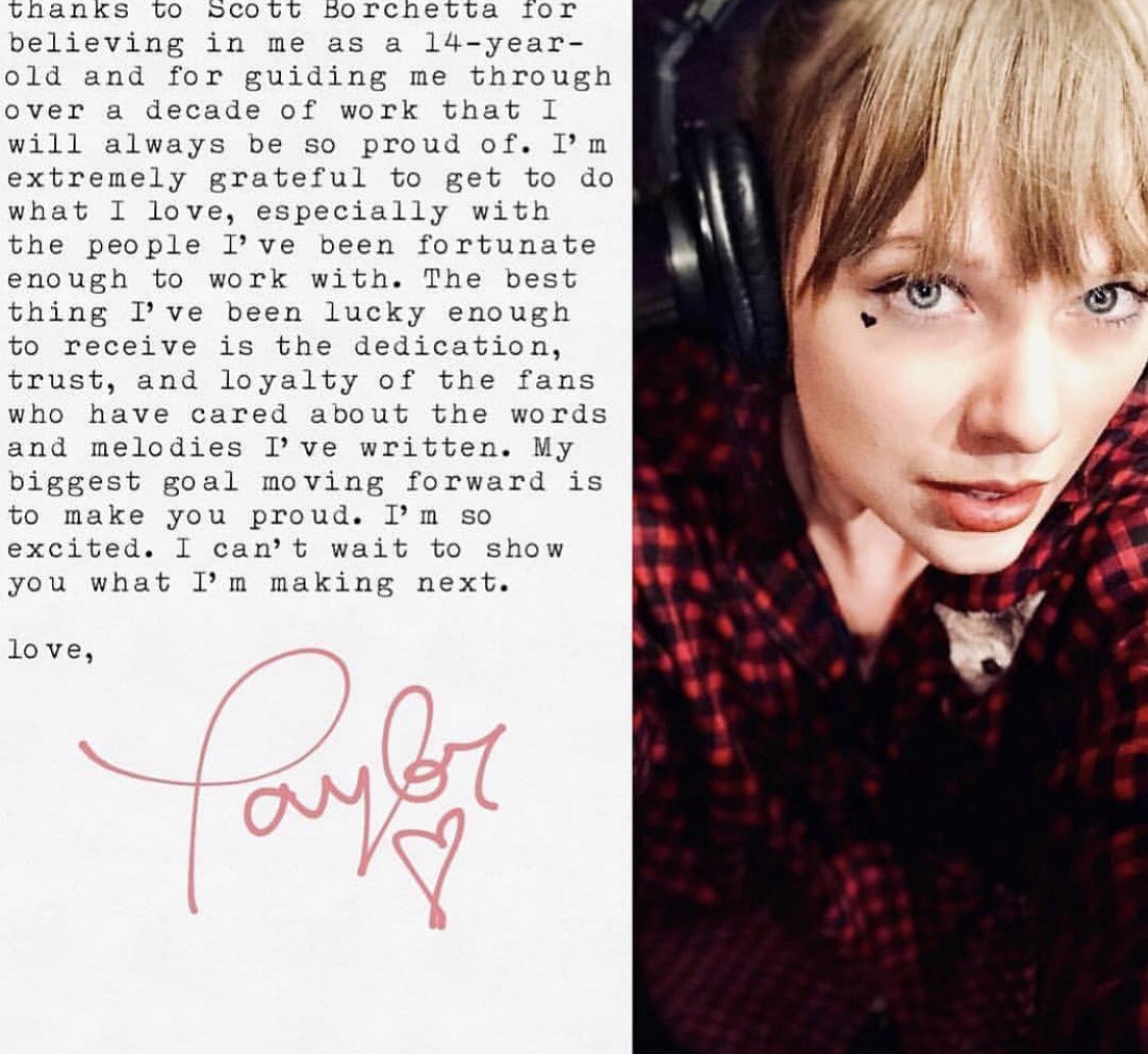 Scott Borchetta (@scottborchetta) on Twitter photo .<a href="/taylorswift13/">Taylor Swift</a> I had the time of my life fighting dragons with you! Best wishes for what’s next! Xoxo <a href="/BigMachine/">Big Machine Label Group</a> .<a href="/taylorswift13/">Taylor Swift</a> I had the time of my life fighting dragons with you! Best wishes for what’s next! Xoxo <a href="/BigMachine/">Big Machine Label Group</a>