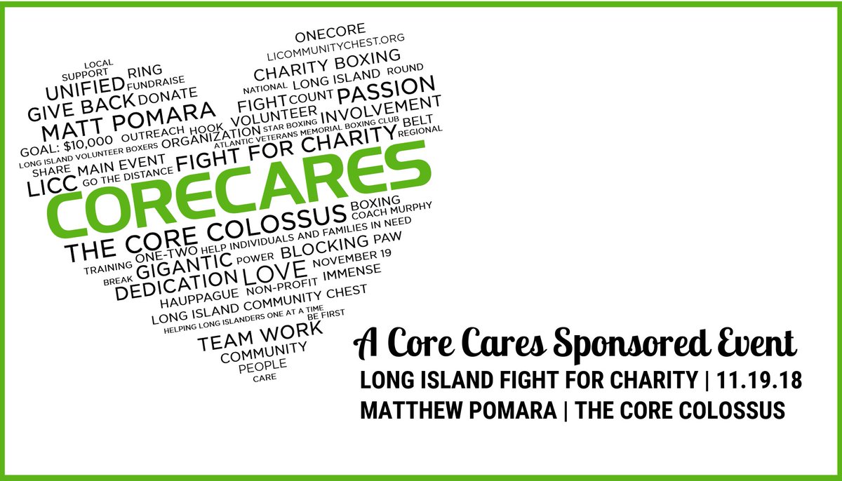 NRINorthAmerica's tweet photo. Today is the day! Tune into #FightforCharity and watch the #CoreColossus @pomara_matt tonight at 6PM ET here: https://t.co/J0FTNoJRWK #CoreCares #1Core https://t.co/idqL2oQIOI