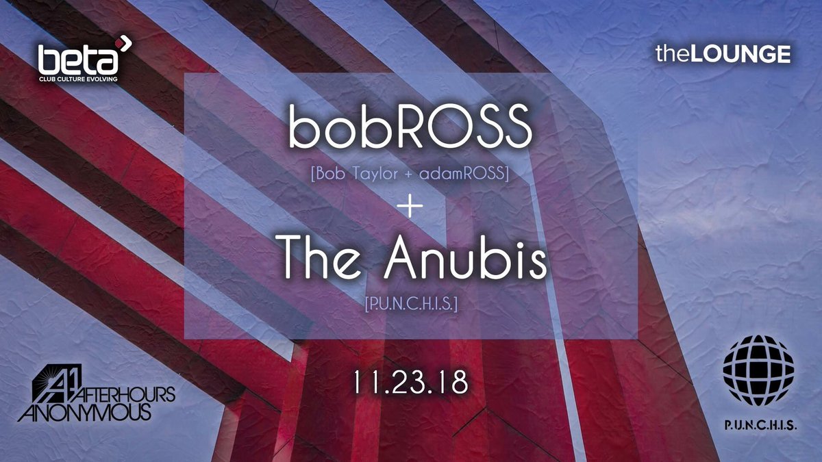 This Friday!

facebook.com/events/1743398…

#punchisdenver #betanightclub #fridaynight #techno #house #deeptech #minimal #denverunderground #afterhoursanonymous #thelounge #drink #bar #dance #deephouse #nightclub