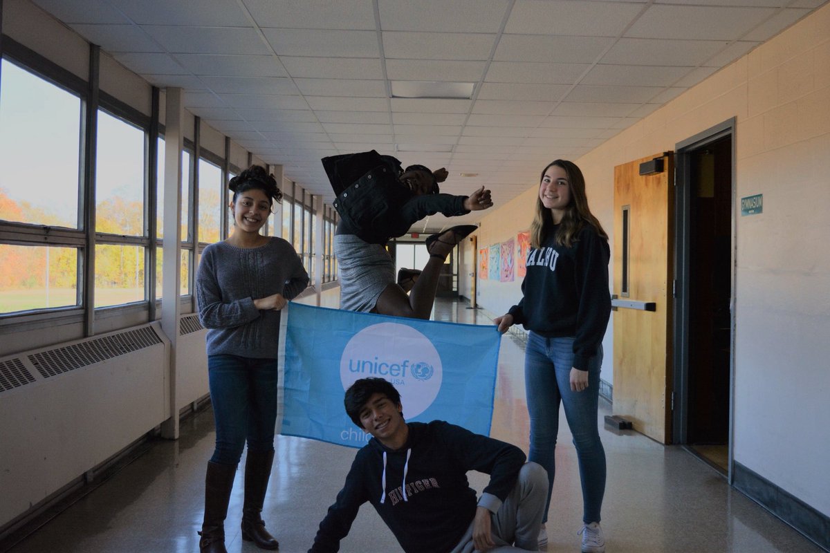 DohertyUNICEF's tweet photo. #goblue tomorrow!! make sure you wear your unicef shirts and the color blue for #worldchildrensday !! https://t.co/0hPijdUpL3