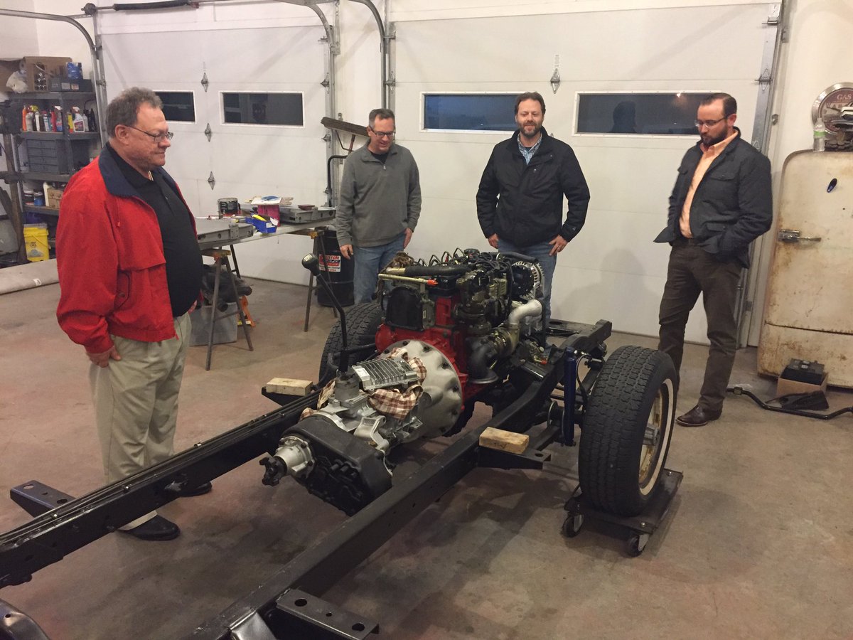 FriedRide's tweet image. Checking out Don Scot’s biodiesel engine project.  Cummins donated a 2.8 L “crate” engine to NBF to promote biodiesel and their engine.  #biodiesel, #Cummins, #crateengines,#Diesel