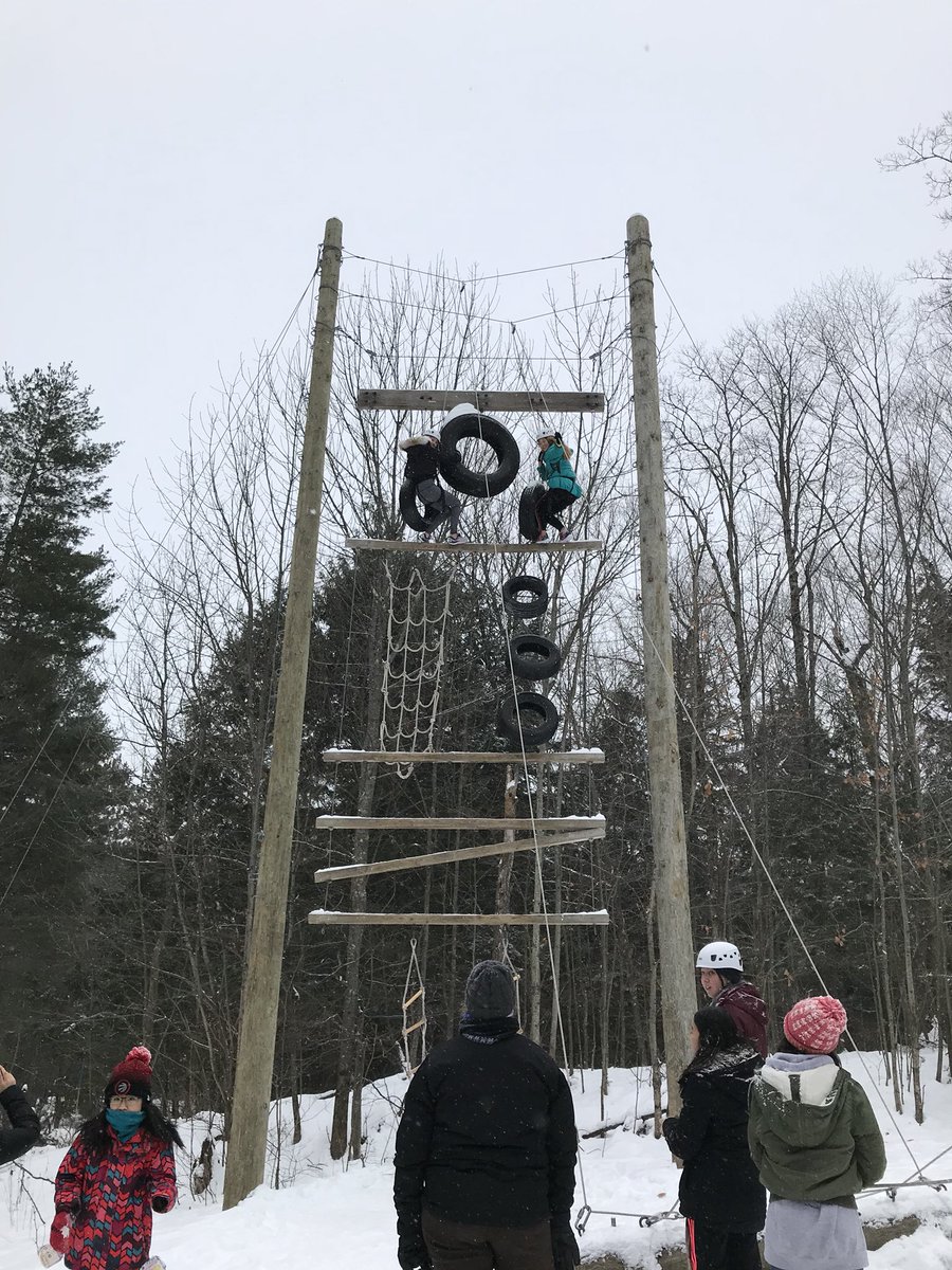 Ms_Brockest's tweet photo. Muskoka Woods leadership training 2018 @StRobertCHS @StRobertArts https://t.co/T8kgqMsRMv