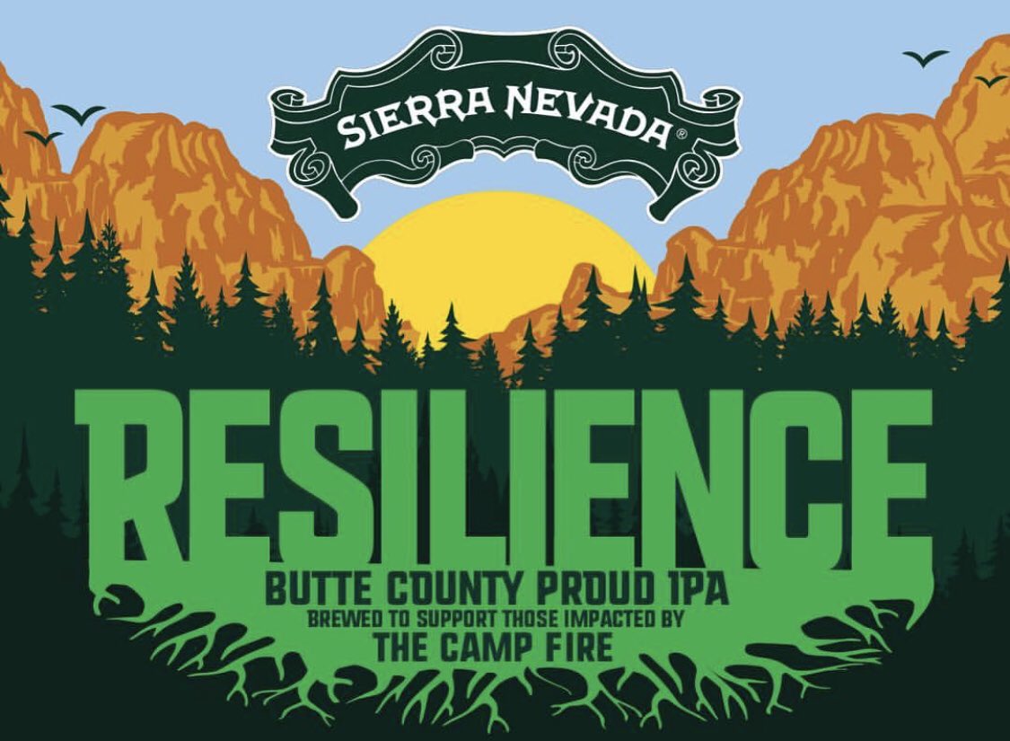 MonBeerDM's tweet image. This is incredible. Not only did they donate over $200k to victims of the fires in #ButteCounty in clothing and meals, they’re also brewing #ResilienceIPA and donating 100% of sales to camp fire relief efforts and inviting other breweries to do the same. Bravo @SierraNevada 👏🏽