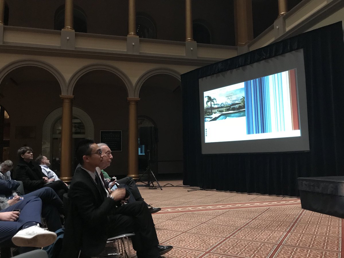 NLintheUSA's tweet photo. .@henkovink: “Climate change is too big to ignore. It’s too big to do this alone but it is the best opportunity to work together.” #DesigningforDisaster https://t.co/HVeFBKwnl7