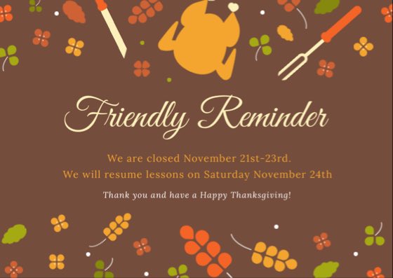 Enjoy this time with your loved ones! Hope you have a great Thanksgiving!