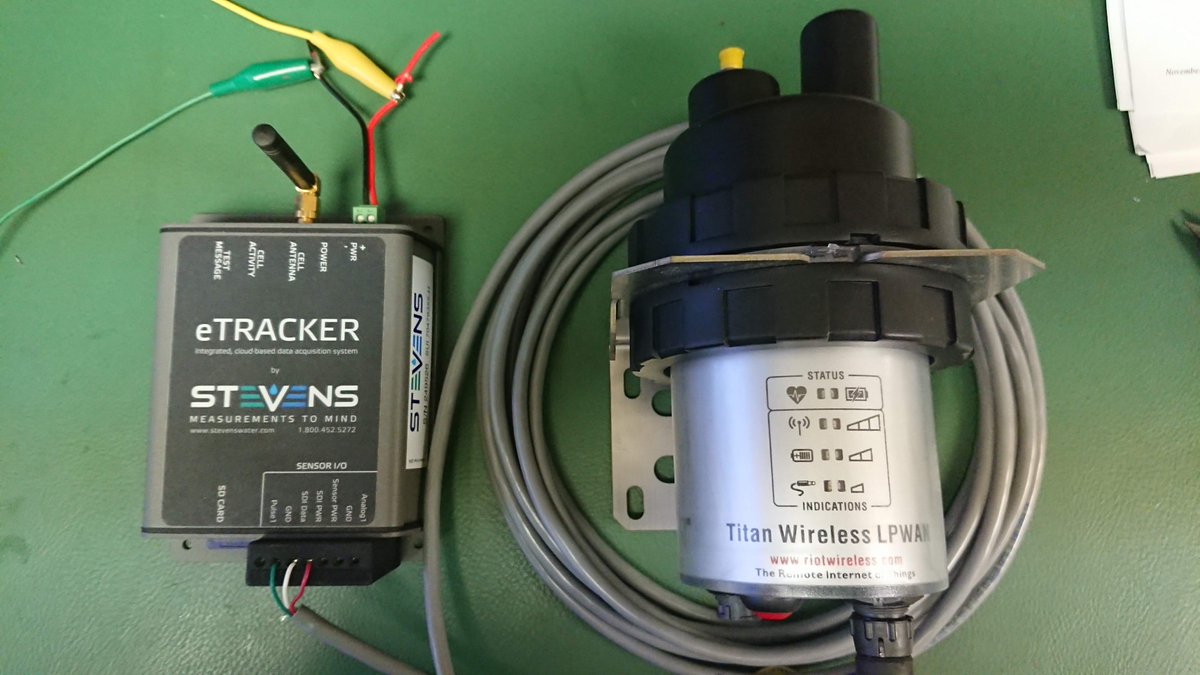 Stevens Water <a href="/stevenswater/">Stevens Water</a> eTracker, AVO, Dlight and Satcom telemetry and datalogging equipment completed Riot certification with Titan Wireless SDI-12 LPWAN Gateway and Mote.