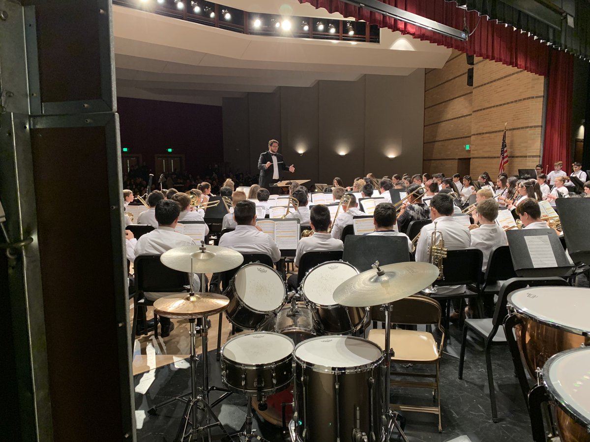 GHSBandDirector's tweet photo. Mr. Max Johnson in his first concert as Director the Bands at Goshen Middle School. https://t.co/aNDTwHri4u
