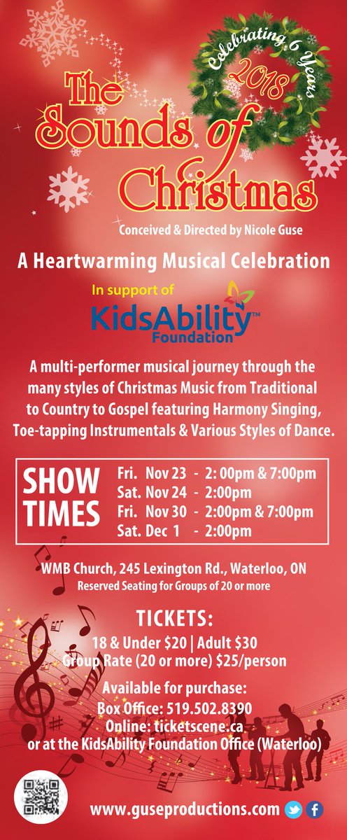 Tickets - ✔ ! Off to see <a href="/SofChristmas/">Sounds of Christmas</a> in support of <a href="/KidsAbility/">KidsAbility</a> : a great way to get into the Christmas spirit!! 🎟🎄⛄ #falalalala