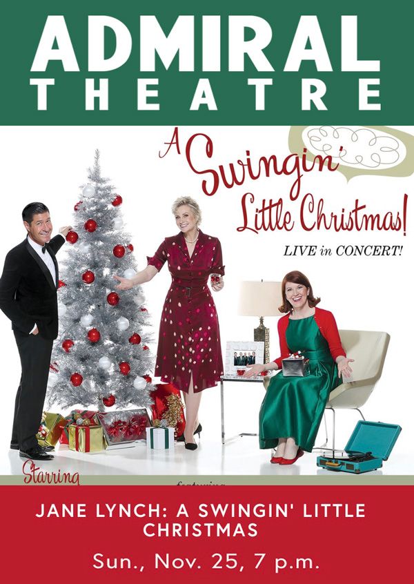 Christmas cheer by <a href="/janemarielynch/">Jane Lynch</a> is swinging into the <a href="/admiral_theatre/">Admiral Theatre</a> in #downtownbremerton! Visit Kitsap Peninsula has 2 tickets, &amp; we are giving them away for FREE. A Swingin' Little Christmas! is happening this Sunday, Nov 25, 2018.Enter to win: visitkitsap.com/janelynchticke…