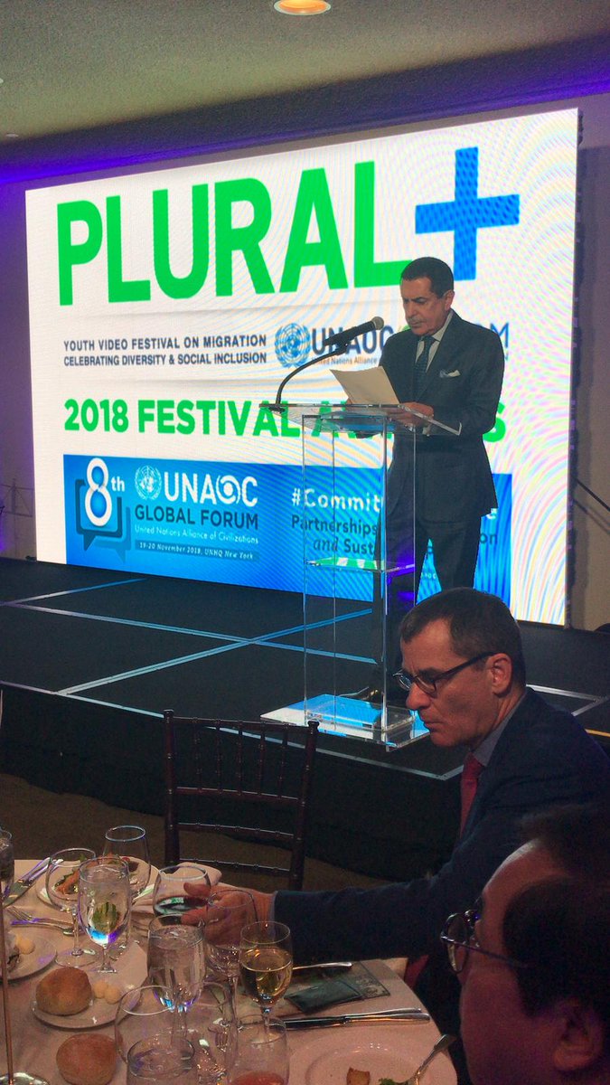 Our <a href="/Pluralplus/">PLURAL+ Youth Video Festival</a> Awards Ceremony just started! Very exciting programme tonight, with young filmmakers and exicting speakers! Stay tuned and follow #Commit2Dialogue for live updates! #UNAOCyouth #PLURALplus18