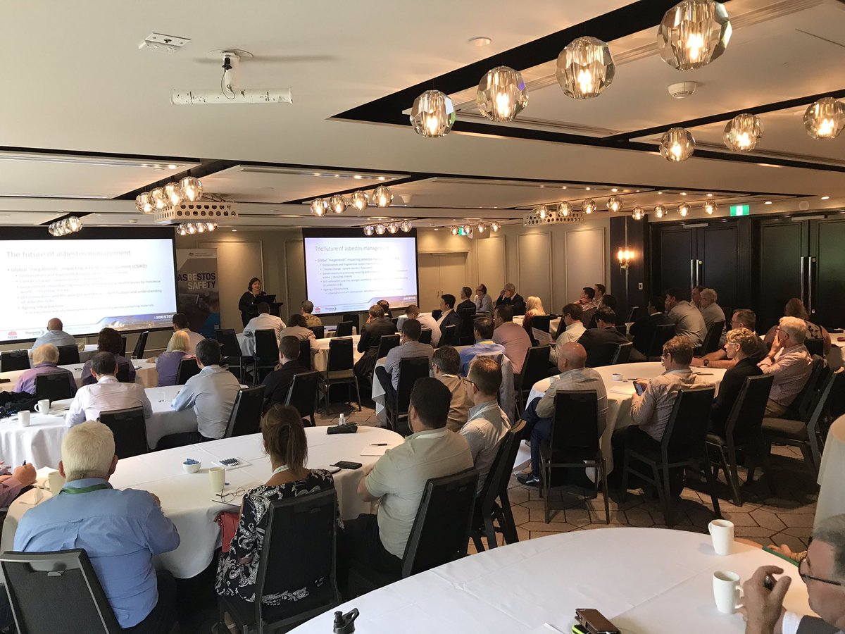AsbestosSafety's tweet photo. Talking about ageing #asbestos and infrastructure #2018ASEACONF https://t.co/befNYNLYy1