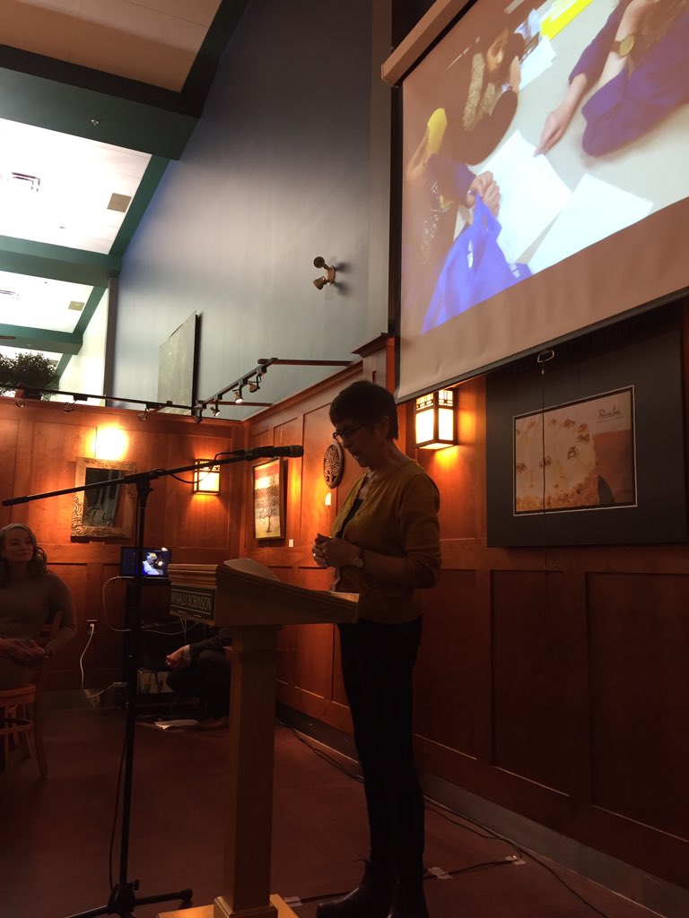 kstemarie72's tweet photo. @mcnallyrobinson Frontier College volunteer Susan speaks about her work at Kaakiyow @FrontierCollege https://t.co/7tGWXTbtX6