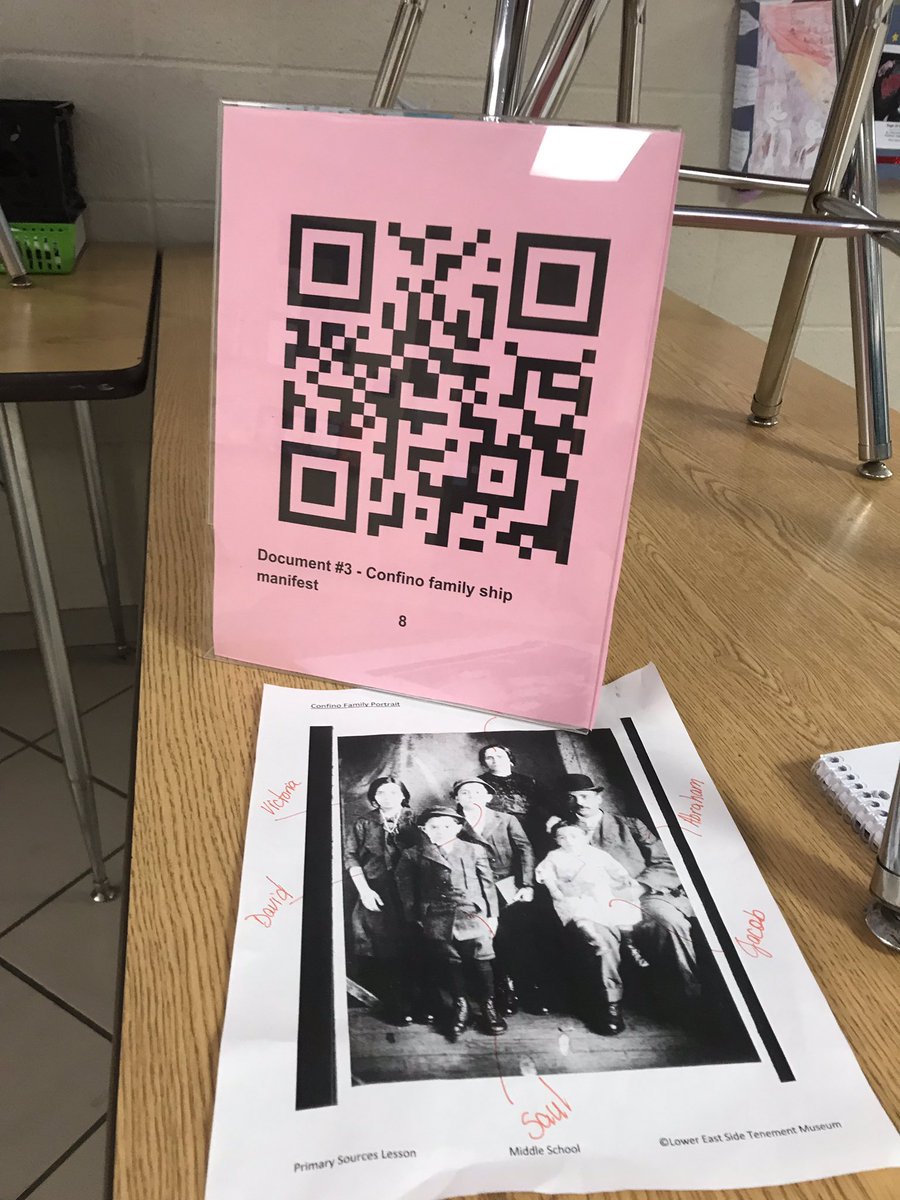 d_mikin's tweet image. #NRInspiregreat @kelly_galey Awesome 👏🏻 QR code scavenger hunt using primary and secondary sources. #firsthandevidence #statisticaldata #eyewitnessaccounts