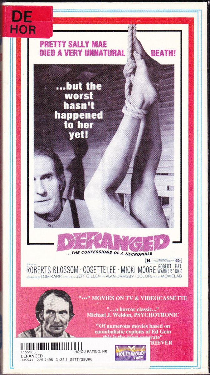 wakeupheavy's tweet photo. Thinking this little doozy will be the subject of the next WDIRT.
.
.
.
#WDIRT #wakeupheavy #Deranged1974 #PodernFamily #Horror #horrormovies #horrormoviepodcast #AlanOrmsby #BobClark https://t.co/ssfFkNyfp7