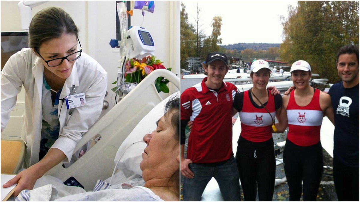 TheNeuro_MNI's tweet photo. Kalyna Franko est orthophoniste au Neuro et médaillée d’or en aviron. Kalyna voie les patients dans les 24 à 48 heures qui suivent un #AVC ou l’ablation d’une #tumeuraucerveau.  #NeuroXXceptional @cusm_muhc @McGillMed @Montreal_InVivo https://t.co/2tHmRRGgB8 https://t.co/Q2aR0Rr4kY