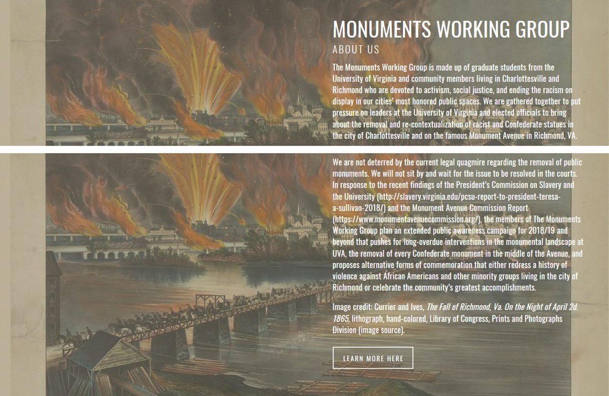 justingreenlee_'s tweet image. 1/2 THREAD Images of the new Monuments Working Group website @UVA @UVa_IHGC monumentsworkinggroup.com #TruthfulHistoryHeals #designasprotest #monuments #morethanmonuments #twitterstorian