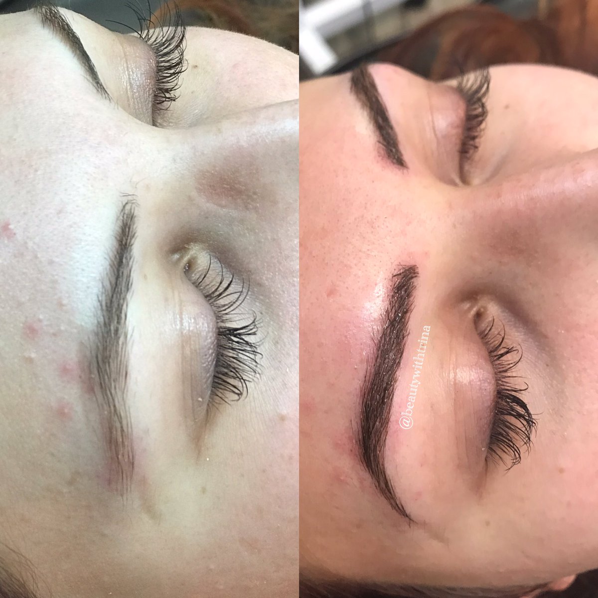 beautywithtrina's tweet photo. Another fun brow transformation! My favorite part of my job is getting to help women love every part of themselves. π¦ #microbladedbrows #beforeandafter #messagetobook https://t.co/ZwAeiI3rqC