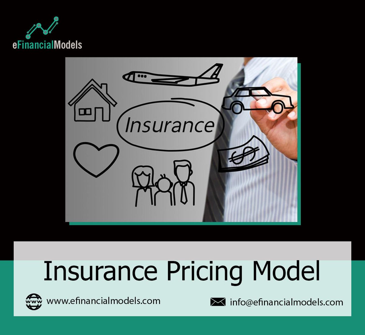 eFinancialModel's tweet photo. Use this Insurance Pricing Model as a tool to give you a logical and clean layout where you can test various insurance package structures! https://t.co/rNoVLkfm7q

#insurancepricing #insurance #insurancepricingmodel #financialmodel #template #like #share #follow #eFinancialModels https://t.co/nOpffE548f