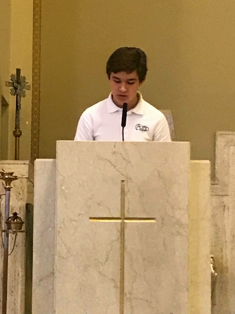 stjosepheagles's tweet photo. Our middle school students did a great job serving as lectors, cantors, and gift bearers at 10am mass this weekend.  We are grateful for the support and partnership with our church and parishioners. https://t.co/0NkYo6bmDB