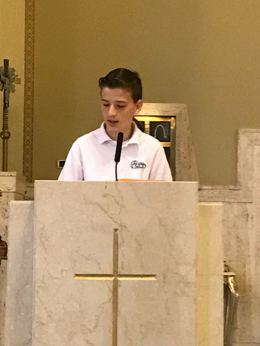 stjosepheagles's tweet photo. Our middle school students did a great job serving as lectors, cantors, and gift bearers at 10am mass this weekend.  We are grateful for the support and partnership with our church and parishioners. https://t.co/0NkYo6bmDB